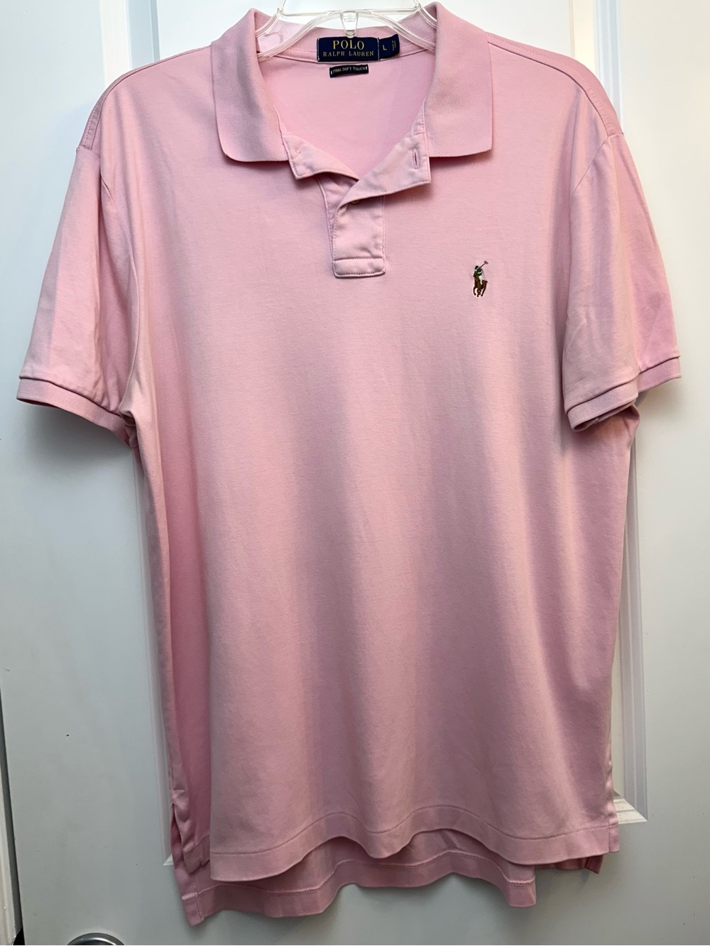 Polo by Ralph Lauren Men’s Classic Pink Polo Shirt